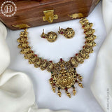 Exclusive Gold Plated Kemp Stone Temple Necklace JH1262