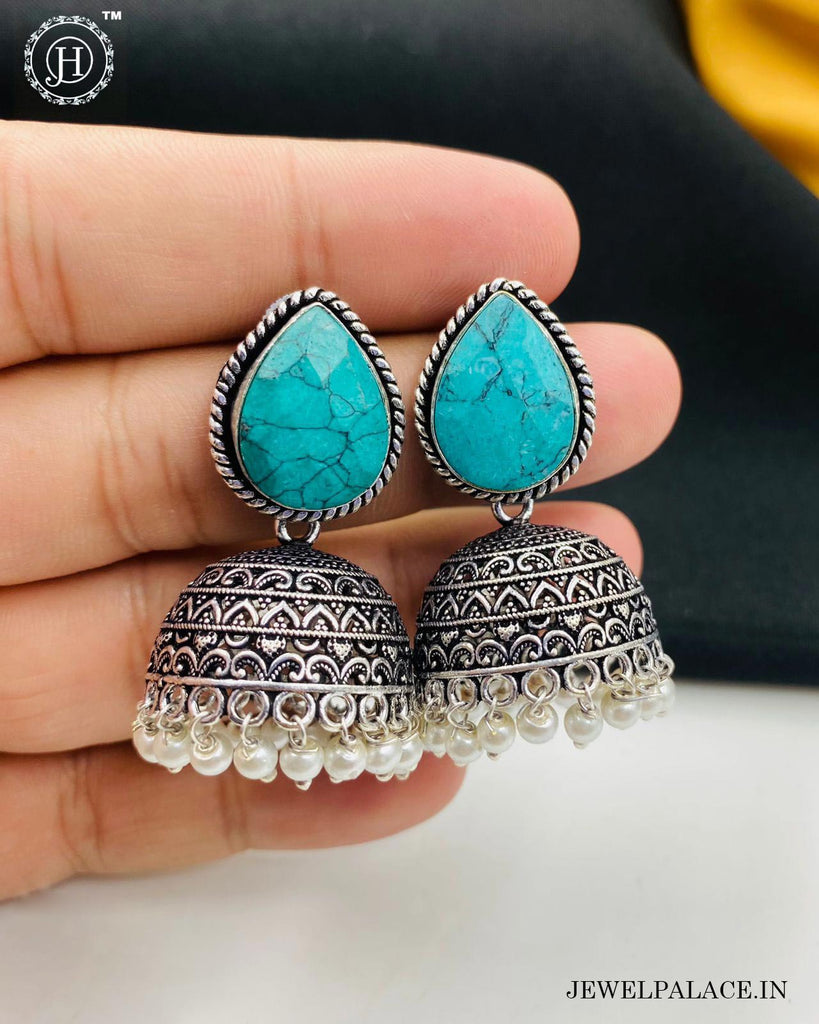 Buy Heavy Black Magic - Heavy Oxidised Jhumka Earrings For Women & Girls  Online - Nesy Lifestyle