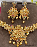 Gold Plated Beautiful Temple Necklace JH3617