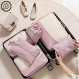 7 in 1 Travel Laundry Cosmetics Luggage Packing Organizers Set JH3670