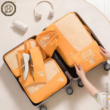 7 in 1 Travel Laundry Cosmetics Luggage Packing Organizers Set JH3670