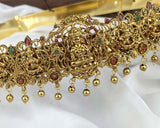 Beautiful Gold Plated Temple Design Vaddanam Hip Belt For Saree JH3706