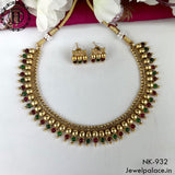 Elegant Matte Finish Antique Necklace JH3963