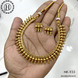 Elegant Matte Finish Antique Necklace JH3964