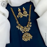 Elegant Gold Plated AD Stone Premium Quality Necklace JH4190