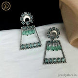 Beautiful Oxidised German Silver Plated Designer Earrings JH4236