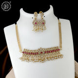 Beautiful Gold Plated Short Necklace JH4516