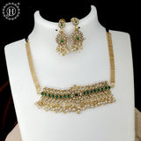 Beautiful Gold Plated Short Necklace JH4516