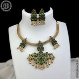 Beautiful Gold Plated Necklace with Earrings JH4521