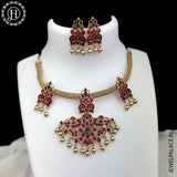 Beautiful Gold Plated Necklace with Earrings JH4521