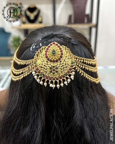 Traditional Choti Jadai Billai With Mattal JH4971