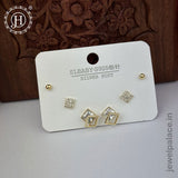 Imported Trendy Studs And Drop Earrings Set Of 3 Pairs JH5452