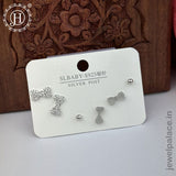 Imported Trendy Studs And Drop Earrings Set Of 3 Pairs JH5452