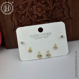 Imported Trendy Studs And Drop Earrings Set Of 3 Pairs JH5452