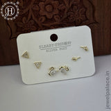 Imported Trendy Studs And Drop Earrings Set Of 3 Pairs JH5452