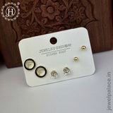 Imported Trendy Studs And Drop Earrings Set Of 3 Pairs JH5452