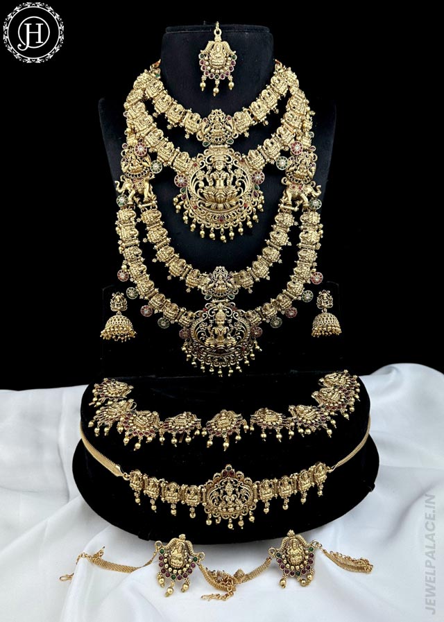 Pretty Traditional South Indian Bridal Jewellery Set JH5570 – Jewel Palace