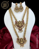 Exclusive Gold Plated South Indian Traditional Combo Jewellery Set JH5921