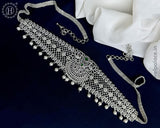 Beautiful Silver Plated AD Stone Premium Quality Hip Chain JH5974