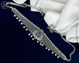 Beautiful Silver Plated AD Stone Premium Quality Hip Chain JH5982