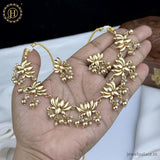 Exclusive Gold Finish Designer Necklace Set JH6015