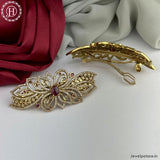 Beautiful Gold Plated Premium Quality Antique Hair Clip JH6079