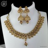 Elegant Antique Gold Finish Necklace Set JH6230