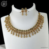 Elegant Antique Gold Finish Necklace Set JH6233