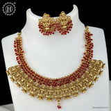 Elegant Antique Gold Finish Necklace Set JH6234