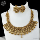 Elegant Antique Gold Finish Necklace Set JH6234