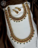 Exclusive Gold Finish Temple Combo Jewelry Set JH6252