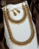 Exclusive Gold Finish Temple Combo Jewelry Set JH6252