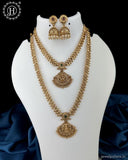 Exclusive Gold Finish Temple Combo Jewelry Set JH6253