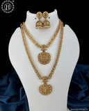 Exclusive Gold Finish Temple Combo Jewelry Set JH6255