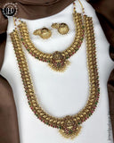 Trendy Antique Gold Kemp Stone Combo Jewelry Set JH6260