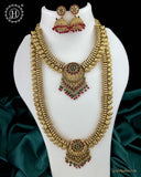 Trendy Antique Gold Kemp Stone Combo Jewelry Set JH6316