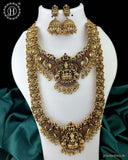 Trendy Antique Gold Kemp Stone Combo Jewelry Set JH6318