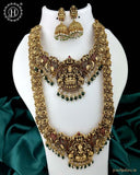 Trendy Antique Gold Kemp Stone Combo Jewelry Set JH6318