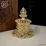 Beautiful Antique Gold Traditional Temple Sindoor Box JH6345