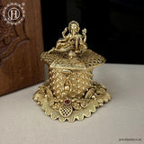 Beautiful Antique Gold Traditional Temple Sindoor Box JH6346