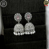 Elegant Rhodium Plated American Diamond Earrings JH6482