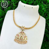 Micro Gold Plated Impon Attigai Necklace Jewellery  JH716