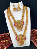 Exclusive Gold Finish Combo Necklace Set JH059