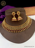 Latest Design Gold Finish Designer Necklace Set JH1878