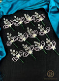 Artificial Leaf and Floral Design with Pearl And  Stone Hairpin Bride Accessories JH2267