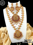 Gold Plated Artificial Combo Necklace Set With Earrings JH2401