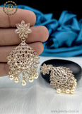 Elegant Gold Plated Kundan With Pearl Studded Earrings JH2429