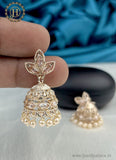 Elegant Gold Plated Kundan With Pearl Studded Earrings JH2442