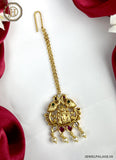 Exclusive Gold Plated Kemp Stone Maang Tikka JH2586