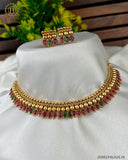 Beautiful Gold Plated Antique Necklace JH2856